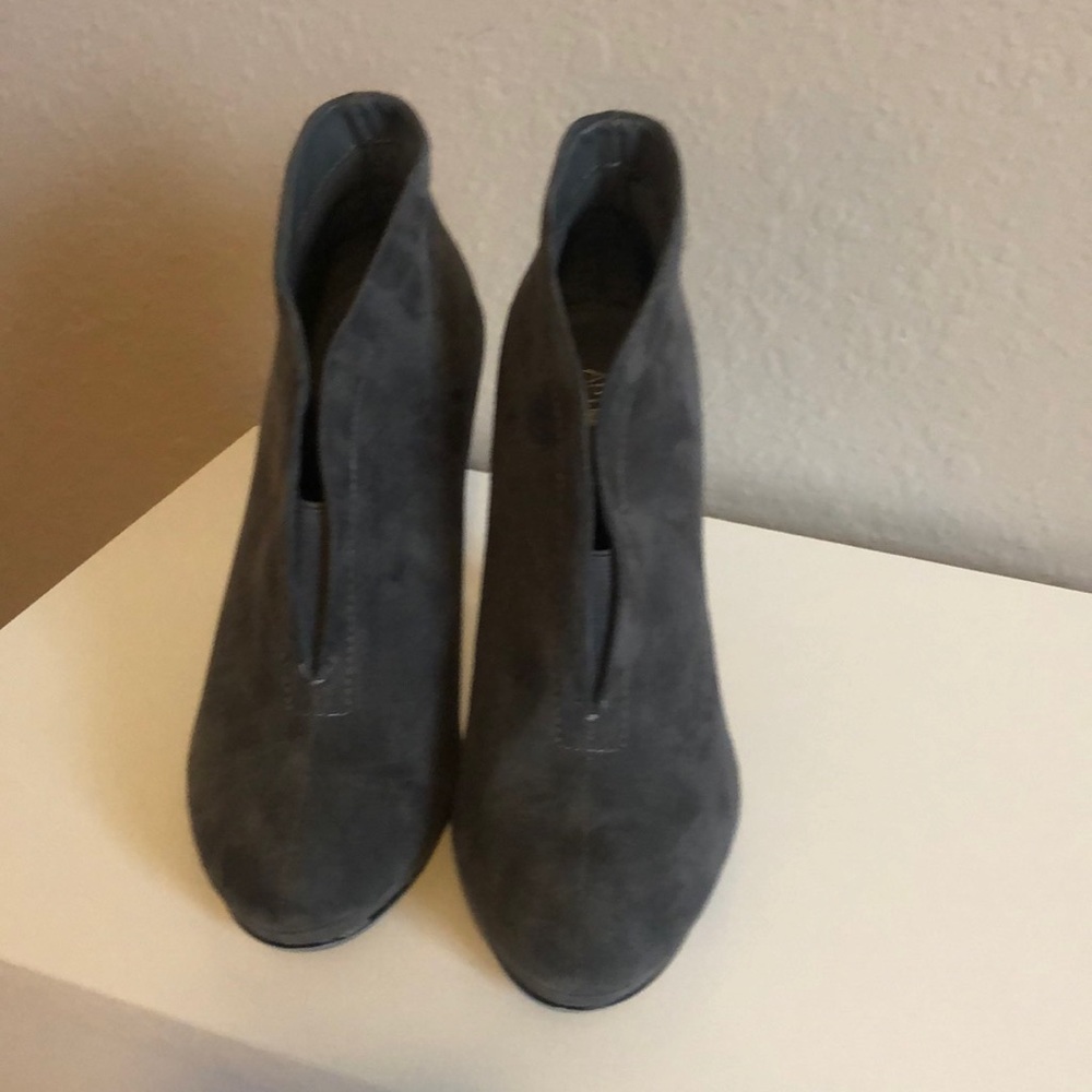 Gray boots